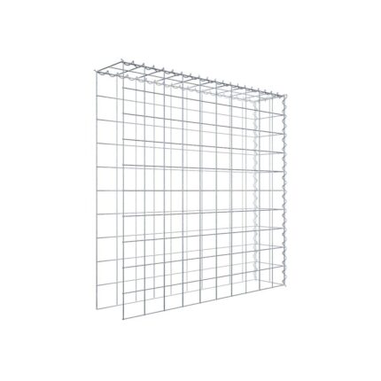 Anbaugabione Typ 4 100 cm x 100 cm x 20 cm (L x H x T), Maschenweite 10 cm x 10 cm, Spirale