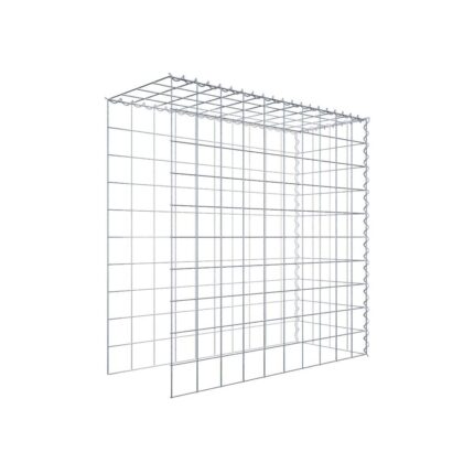 Anbaugabione Typ 4 100 cm x 100 cm x 40 cm (L x H x T), Maschenweite 10 cm x 10 cm, Spirale