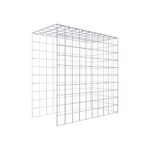 Anbaugabione Typ 4 100 cm x 100 cm x 50 cm (L x H x T), Maschenweite 10 cm x 10 cm, C-Ring