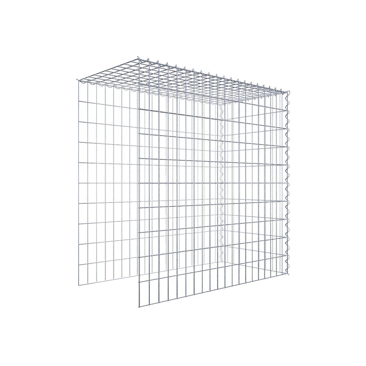 Anbaugabione Typ 4 100 cm x 100 cm x 50 cm (L x H x T), Maschenweite 5 cm x 10 cm, Spirale