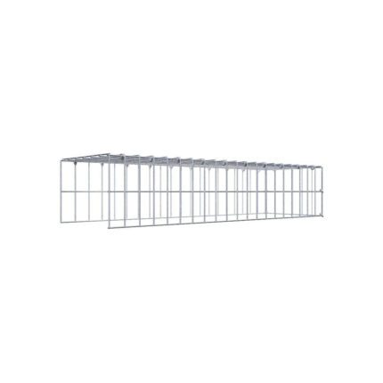 Anbaugabione Typ 4 100 cm x 20 cm x 30 cm (L x H x T), Maschenweite 5 cm x 10 cm, C-Ring