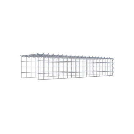Anbaugabione Typ 4 100 cm x 20 cm x 30 cm (L x H x T), Maschenweite 5 cm x 5 cm, Spirale