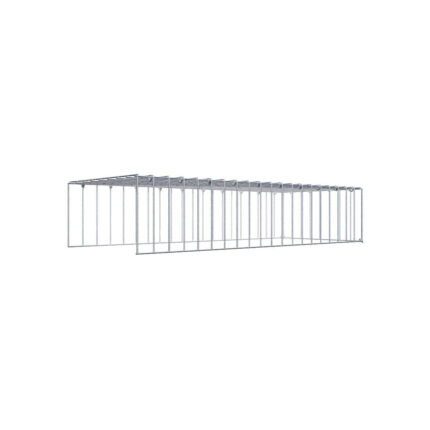 Anbaugabione Typ 4 100 cm x 20 cm x 40 cm (L x H x T), Maschenweite 5 cm x 20 cm, C-Ring