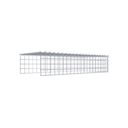 Anbaugabione Typ 4 100 cm x 20 cm x 40 cm (L x H x T), Maschenweite 5 cm x 5 cm, Spirale
