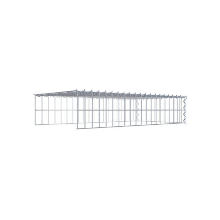 Anbaugabione Typ 4 100 cm x 20 cm x 50 cm (L x H x T), Maschenweite 5 cm x 10 cm, Spirale