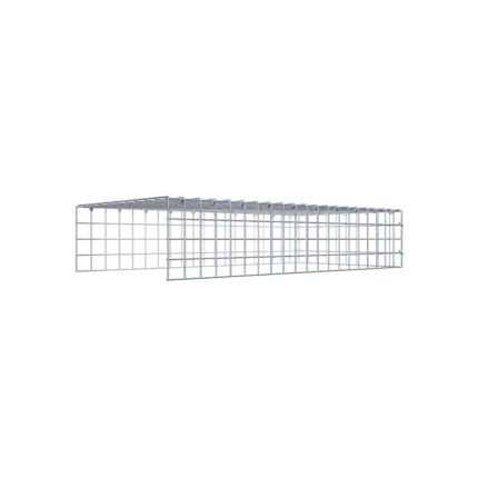 Anbaugabione Typ 4 100 cm x 20 cm x 50 cm (L x H x T), Maschenweite 5 cm x 5 cm, C-Ring