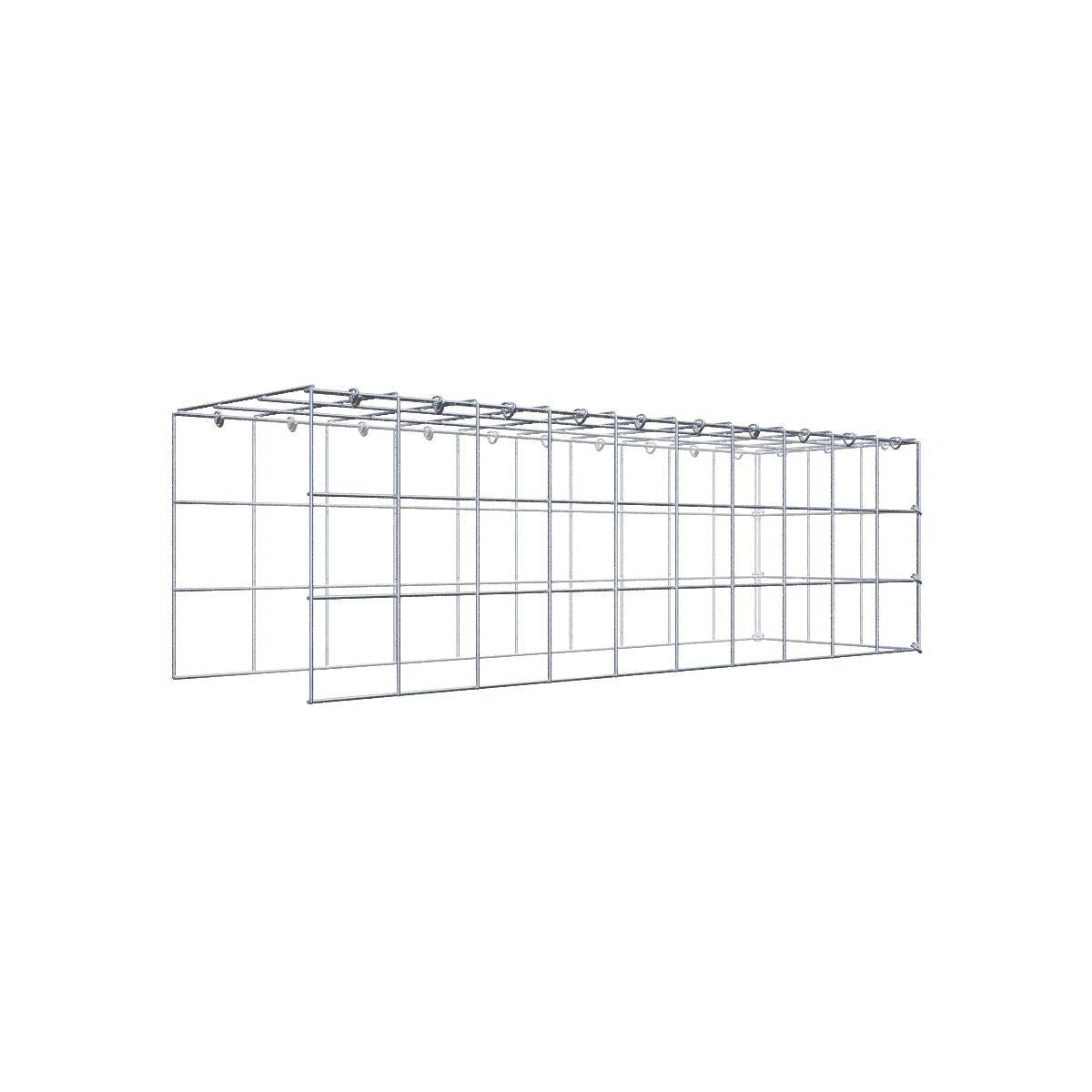 Anbaugabione Typ 4 100 cm x 30 cm x 30 cm (L x H x T) Anbaugabione Typ 4 100 cm x 30 cm x 30 cm (L x H x T), Maschenweite 10 cm x 10 cm, C-Ring - Image 1