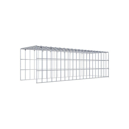 Anbaugabione Typ 4 100 cm x 30 cm x 30 cm (L x H x T), Maschenweite 5 cm x 10 cm, C-Ring