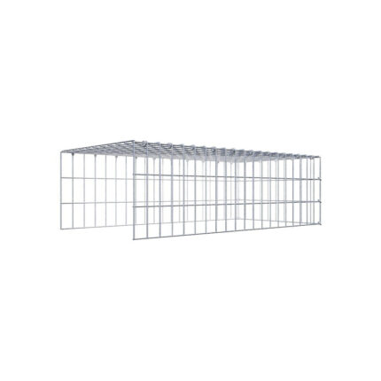 Anbaugabione Typ 4 100 cm x 30 cm x 50 cm (L x H x T), Maschenweite 5 cm x 10 cm, C-Ring