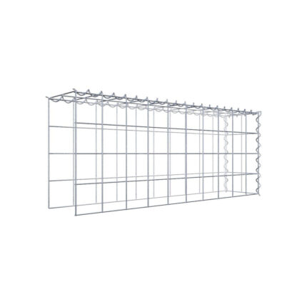 Anbaugabione Typ 4 100 cm x 40 cm x 20 cm (L x H x T), Maschenweite 10 cm x 10 cm, Spirale