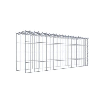 Anbaugabione Typ 4 100 cm x 40 cm x 20 cm (L x H x T), Maschenweite 5 cm x 10 cm, Spirale