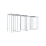 Anbaugabione Typ 4 100 cm x 40 cm x 20 cm (L x H x T), Maschenweite 5 cm x 20 cm, C-Ring