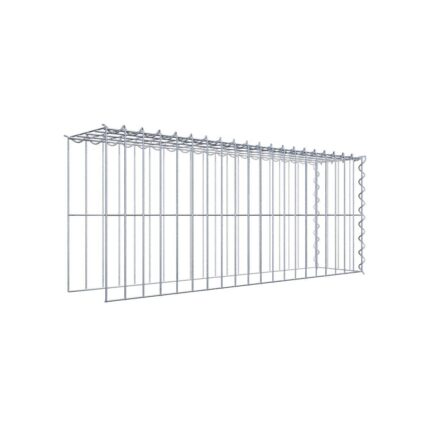 Anbaugabione Typ 4 100 cm x 40 cm x 20 cm (L x H x T), Maschenweite 5 cm x 20 cm, Spirale