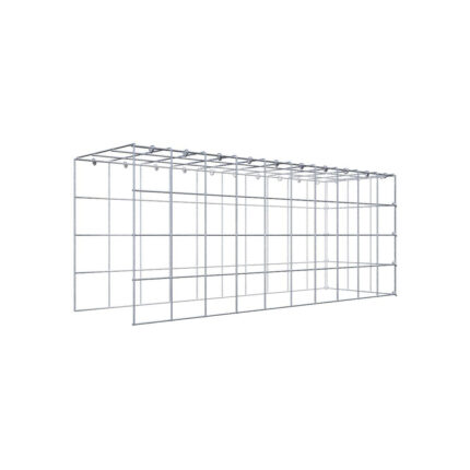 Anbaugabione Typ 4 100 cm x 40 cm x 30 cm (L x H x T), Maschenweite 10 cm x 10 cm, C-Ring