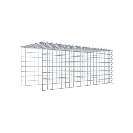 Anbaugabione Typ 4 100 cm x 40 cm x 40 cm (L x H x T), Maschenweite 5 cm x 5 cm, Spirale