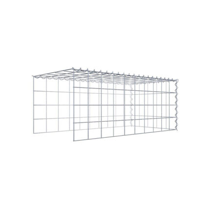 Anbaugabione Typ 4 100 cm x 40 cm x 50 cm (L x H x T), Maschenweite 10 cm x 10 cm, Spirale