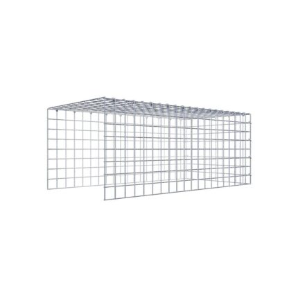 Anbaugabione Typ 4 100 cm x 40 cm x 50 cm (L x H x T), Maschenweite 5 cm x 5 cm, C-Ring