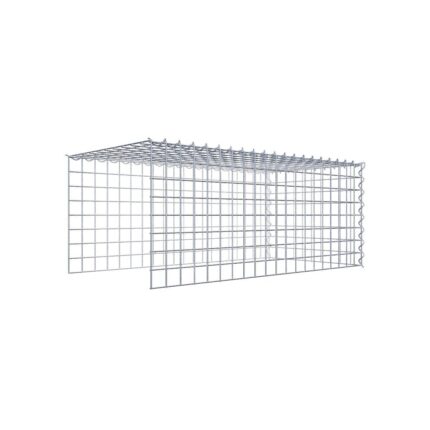 Anbaugabione Typ 4 100 cm x 40 cm x 50 cm (L x H x T), Maschenweite 5 cm x 5 cm, Spirale