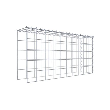 Anbaugabione Typ 4 100 cm x 50 cm x 20 cm (L x H x T), Maschenweite 10 cm x 10 cm, Spirale
