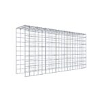 Anbaugabione Typ 4 100 cm x 50 cm x 20 cm (L x H x T), Maschenweite 5 cm x 5 cm, C-Ring