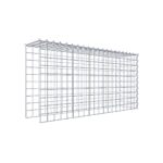 Anbaugabione Typ 4 100 cm x 50 cm x 20 cm (L x H x T), Maschenweite 5 cm x 5 cm, Spirale