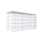 Anbaugabione Typ 4 100 cm x 50 cm x 30 cm (L x H x T), Maschenweite 5 cm x 10 cm, Spirale