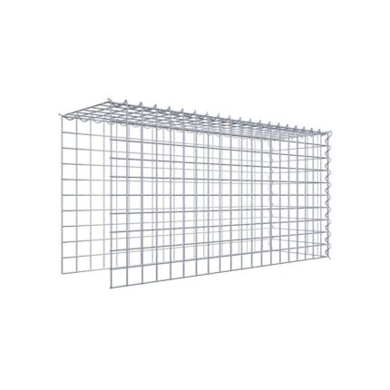 Anbaugabione Typ 4 100 cm x 50 cm x 30 cm (L x H x T), Maschenweite 5 cm x 5 cm, Spirale