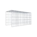 Anbaugabione Typ 4 100 cm x 50 cm x 40 cm (L x H x T), Maschenweite 5 cm x 10 cm, C-Ring