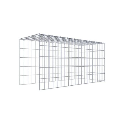 Anbaugabione Typ 4 100 cm x 50 cm x 40 cm (L x H x T), Maschenweite 5 cm x 10 cm, C-Ring