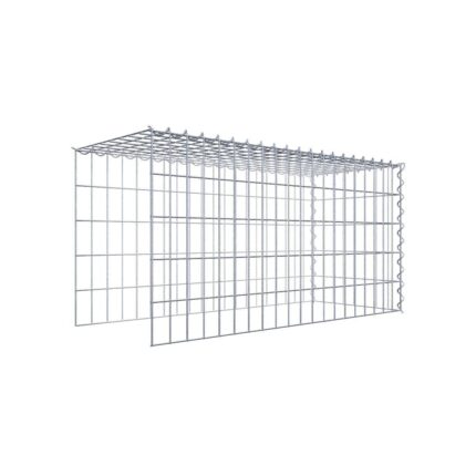 Anbaugabione Typ 4 100 cm x 50 cm x 40 cm (L x H x T), Maschenweite 5 cm x 10 cm, Spirale