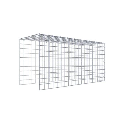Anbaugabione Typ 4 100 cm x 50 cm x 40 cm (L x H x T), Maschenweite 5 cm x 5 cm, C-Ring