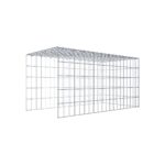 Anbaugabione Typ 4 100 cm x 50 cm x 50 cm (L x H x T), Maschenweite 5 cm x 10 cm, C-Ring