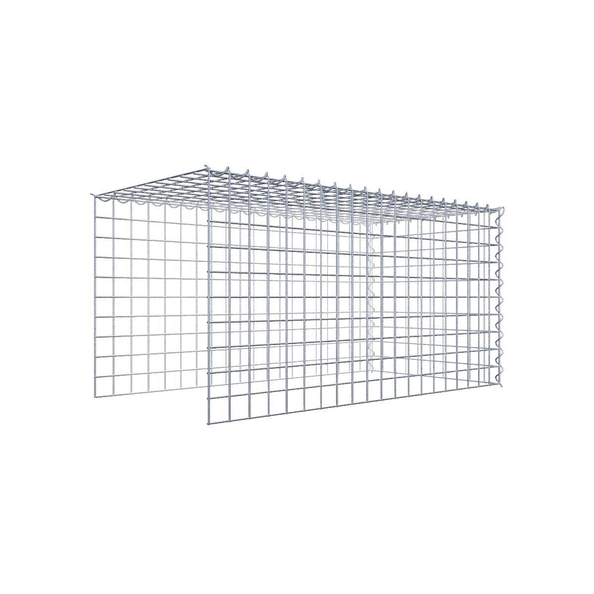 Anbaugabione Typ 4 100 cm x 50 cm x 50 cm (L x H x T) Anbaugabione Typ 4 100 cm x 50 cm x 50 cm (L x H x T), Maschenweite 5 cm x 5 cm, Spirale - Image 1