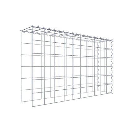 Anbaugabione Typ 4 100 cm x 60 cm x 20 cm (L x H x T), Maschenweite 10 cm x 10 cm, Spirale