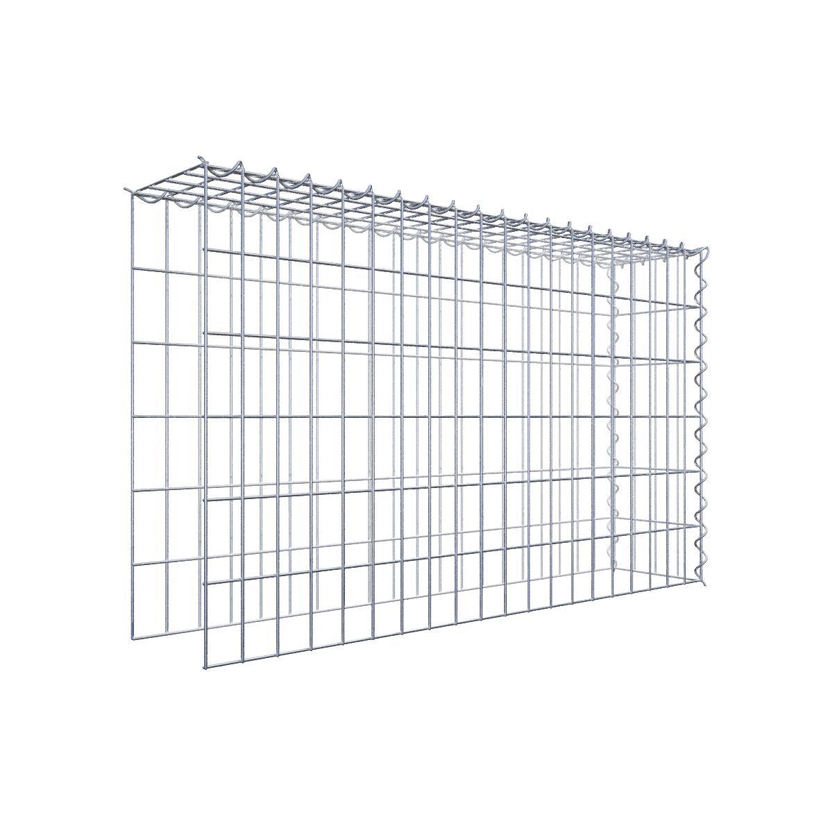 Anbaugabione Typ 4 100 cm x 60 cm x 20 cm (L x H x T) Anbaugabione Typ 4 100 cm x 60 cm x 20 cm (L x H x T), Maschenweite 5 cm x 10 cm, Spirale - Image 1