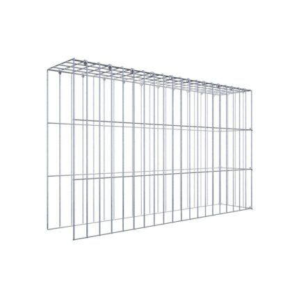 Anbaugabione Typ 4 100 cm x 60 cm x 20 cm (L x H x T), Maschenweite 5 cm x 20 cm, C-Ring