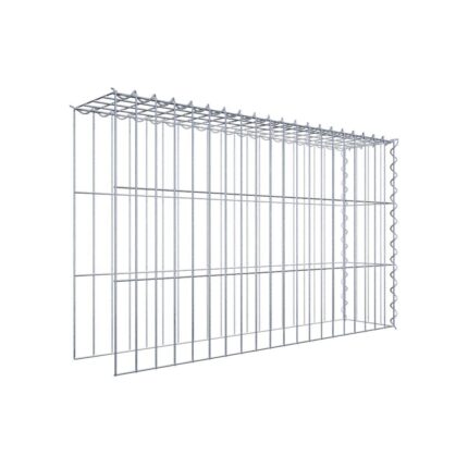 Anbaugabione Typ 4 100 cm x 60 cm x 20 cm (L x H x T), Maschenweite 5 cm x 20 cm, Spirale