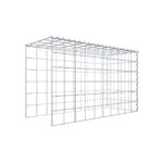 Anbaugabione Typ 4 100 cm x 60 cm x 40 cm (L x H x T), Maschenweite 10 cm x 10 cm, Spirale