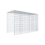Anbaugabione Typ 4 100 cm x 60 cm x 40 cm (L x H x T), Maschenweite 5 cm x 5 cm, C-Ring