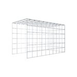 Anbaugabione Typ 4 100 cm x 60 cm x 50 cm (L x H x T), Maschenweite 10 cm x 10 cm, C-Ring