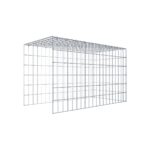 Anbaugabione Typ 4 100 cm x 60 cm x 50 cm (L x H x T), Maschenweite 5 cm x 10 cm, C-Ring