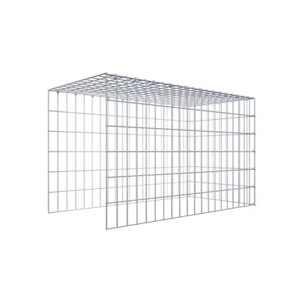 Anbaugabione Typ 4 100 cm x 60 cm x 50 cm (L x H x T), Maschenweite 5 cm x 10 cm, C-Ring
