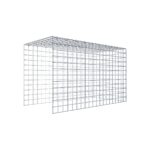 Anbaugabione Typ 4 100 cm x 60 cm x 50 cm (L x H x T), Maschenweite 5 cm x 5 cm, C-Ring