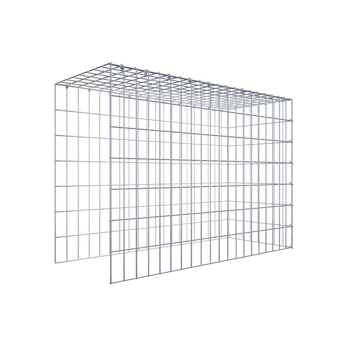 Anbaugabione Typ 4 100 cm x 70 cm x 40 cm (L x H x T) Anbaugabione Typ 4 100 cm x 70 cm x 40 cm (L x H x T), Maschenweite 5 cm x 10 cm, C-Ring - Image 1