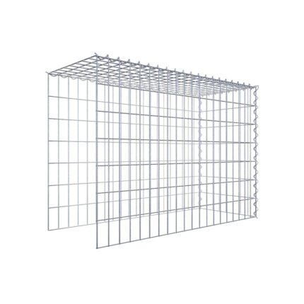 Anbaugabione Typ 4 100 cm x 70 cm x 40 cm (L x H x T), Maschenweite 5 cm x 10 cm, Spirale