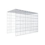 Anbaugabione Typ 4 100 cm x 70 cm x 50 cm (L x H x T), Maschenweite 5 cm x 10 cm, C-Ring
