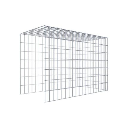Anbaugabione Typ 4 100 cm x 70 cm x 50 cm (L x H x T), Maschenweite 5 cm x 10 cm, C-Ring