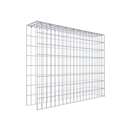 Anbaugabione Typ 4 100 cm x 80 cm x 20 cm (L x H x T), Maschenweite 5 cm x 10 cm, C-Ring