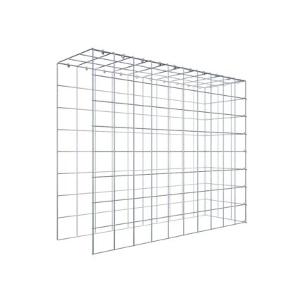 Anbaugabione Typ 4 100 cm x 80 cm x 30 cm (L x H x T), Maschenweite 10 cm x 10 cm, C-Ring