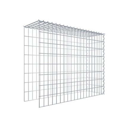 Anbaugabione Typ 4 100 cm x 80 cm x 30 cm (L x H x T), Maschenweite 5 cm x 10 cm, Spirale